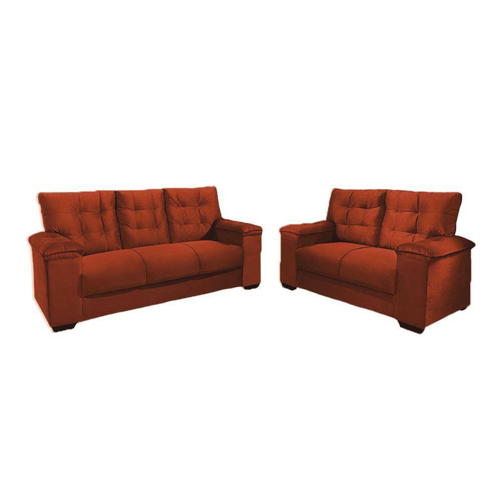 Sofa 3x2 lugar lufer Casas Bahia