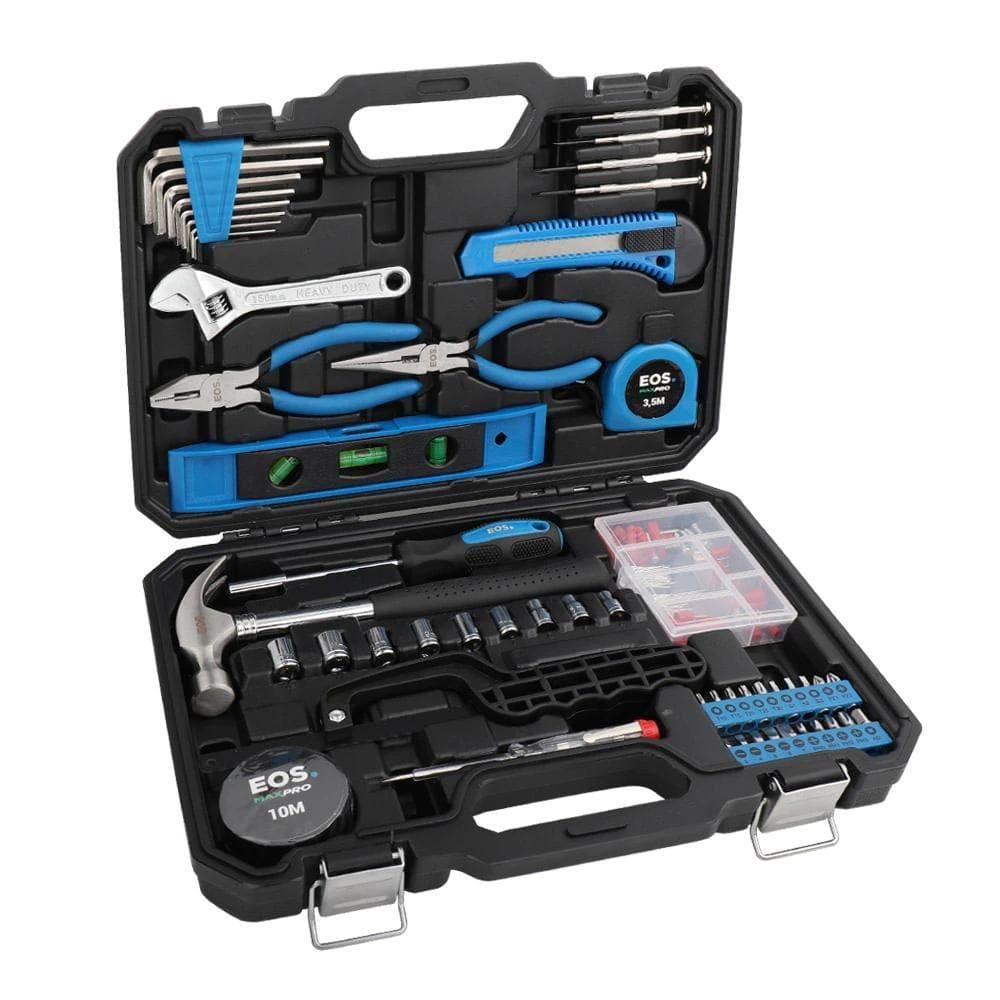 Jogo De Ferramentas Manuais Eos Titanium 132Pc Com Maleta
