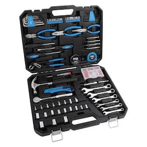 Jogo De Ferramentas Manuais Eos Titanium 161Pcs com Maleta