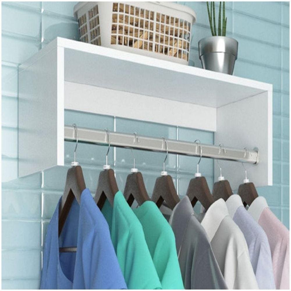 Conjunto 2 Cabideiros De Parede Para Organização Exclusivo