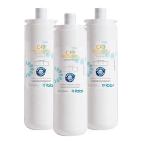 Filtro Refil IBBL Girou Trocou C+3 para Purificadores de Água  - Kit com 3 unidades 24010002