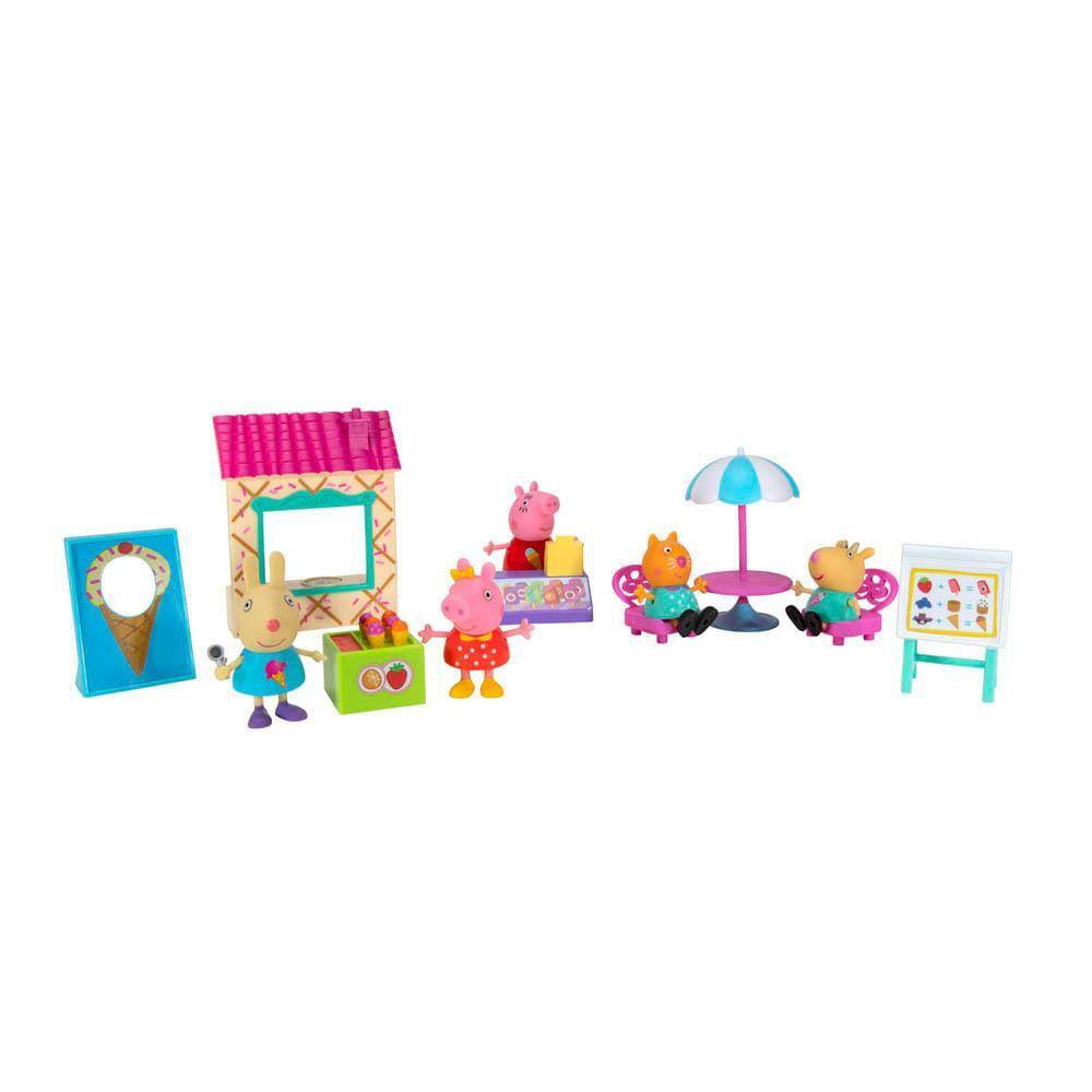 Mini Figuras e Veículo - Peppa Pig - Motorhome da Família - Hasbro