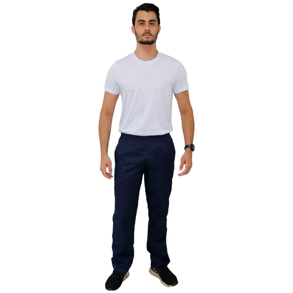 Calça em microfibra