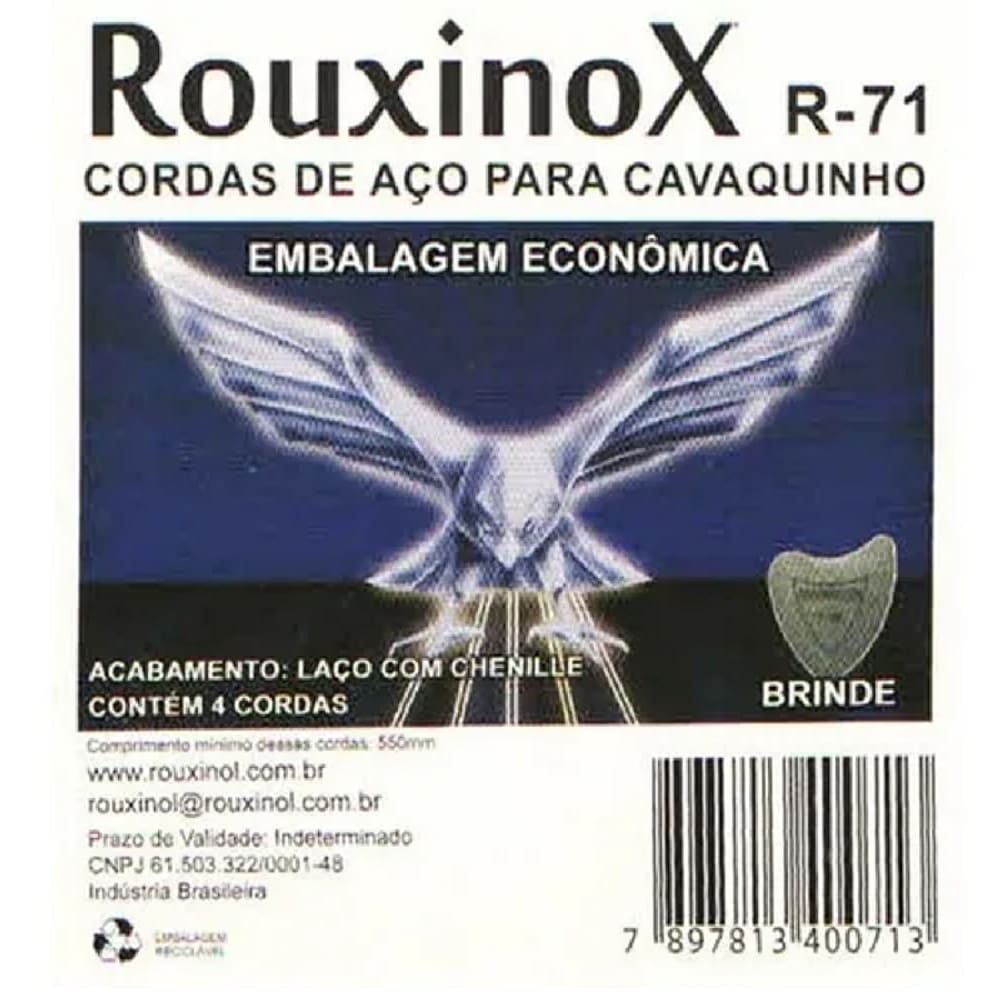Encordoamento Rouxinol Cavaco R71 Aço
