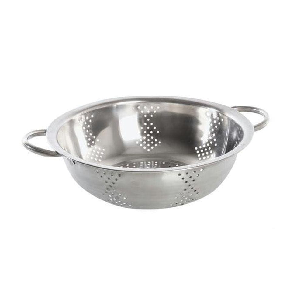 Escorredor Em Inox Peneira Com Alça Multiuso 25Cm