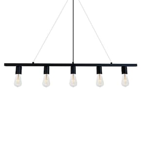 Lustre Pendente Lumix LN1008 Preto E27 Bivolt
