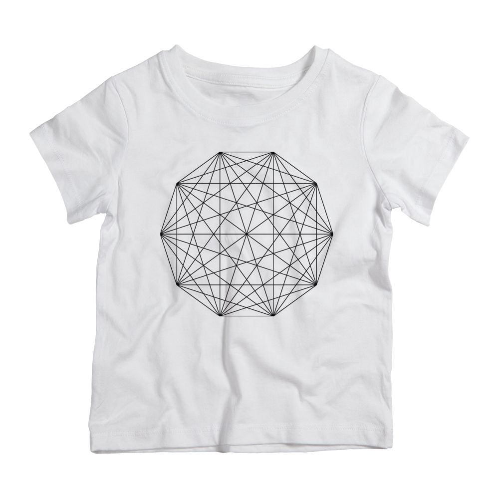 Camiseta Infantil Desenho Globo Geometrico
