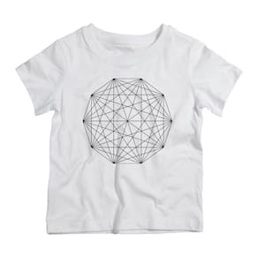 Camiseta Infantil Desenho Globo Geometrico
