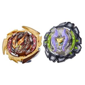 Conjunto com 2 BeyBlade Burst QuadStrike - Ambush Achilles A8 Vs