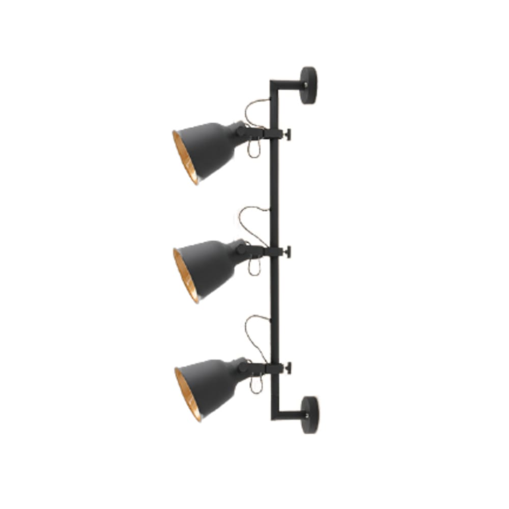 Spot Pixar Triplo Preto Bivolt