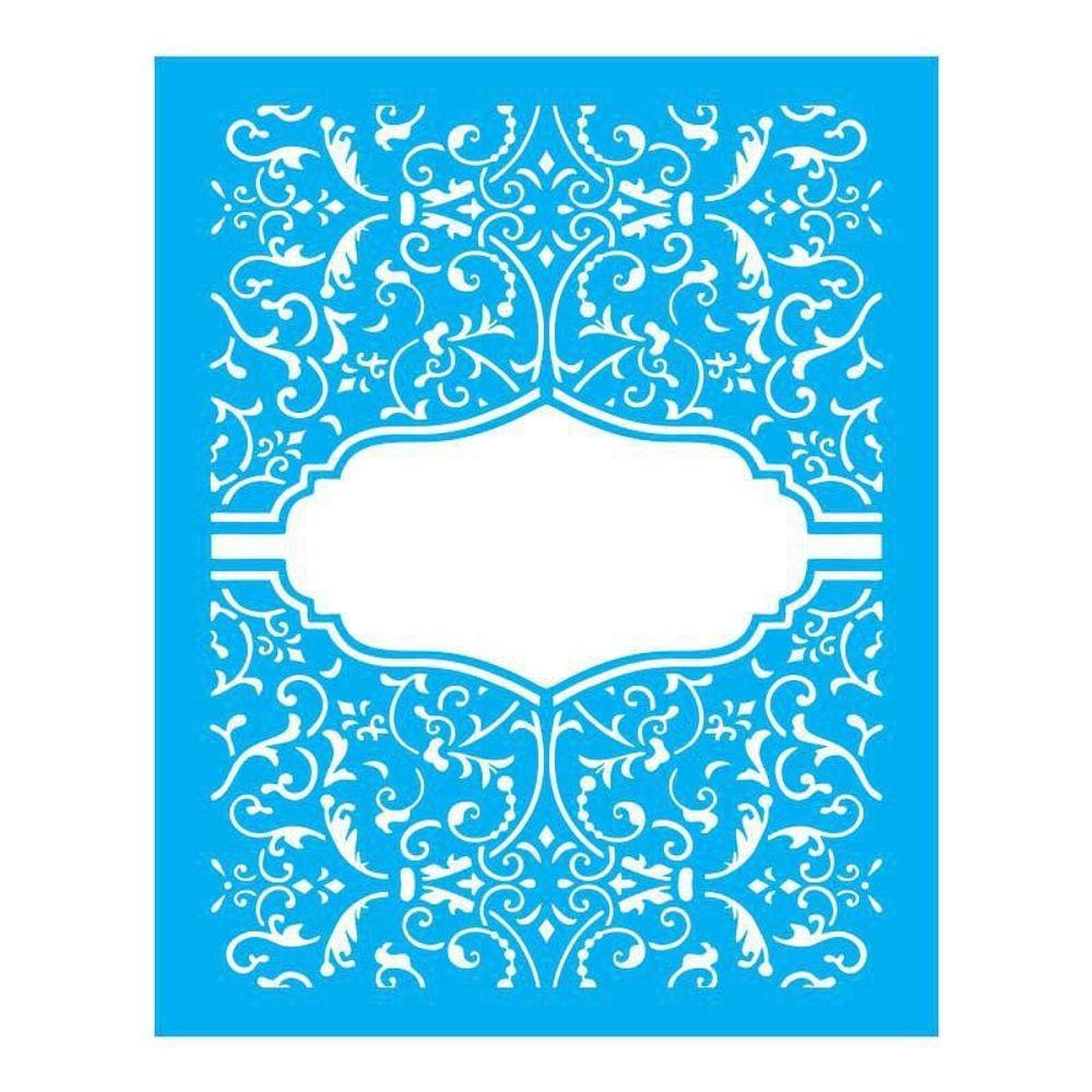 Stencil Tamako Placa Arabesco - 20X25Cm - Ref B209