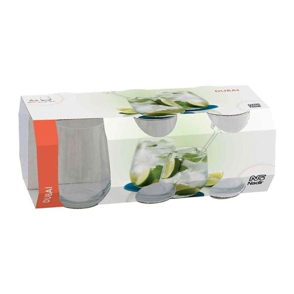 Jogo Com 6 Copos Dubai Multi Uso 460 Ml