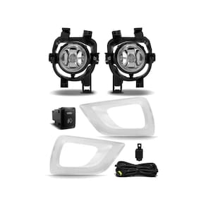 Kit Farol Milha Nissan Frontier 2017 À 2020 + Kit Led