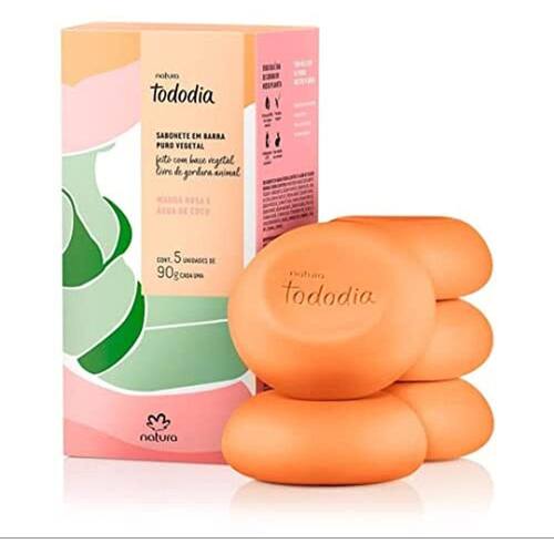 Sabonete Tododia Manga Rosa E Água De Coco 5X90g Menor preço em Sabonete Tododia Manga Rosa E Água De Coco 5X90g