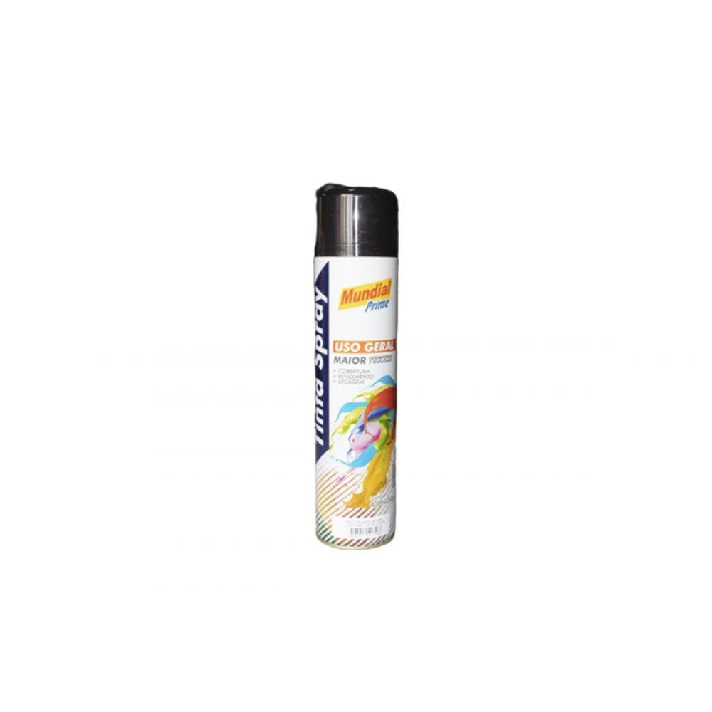 Tinta Spray Preto Brilhante