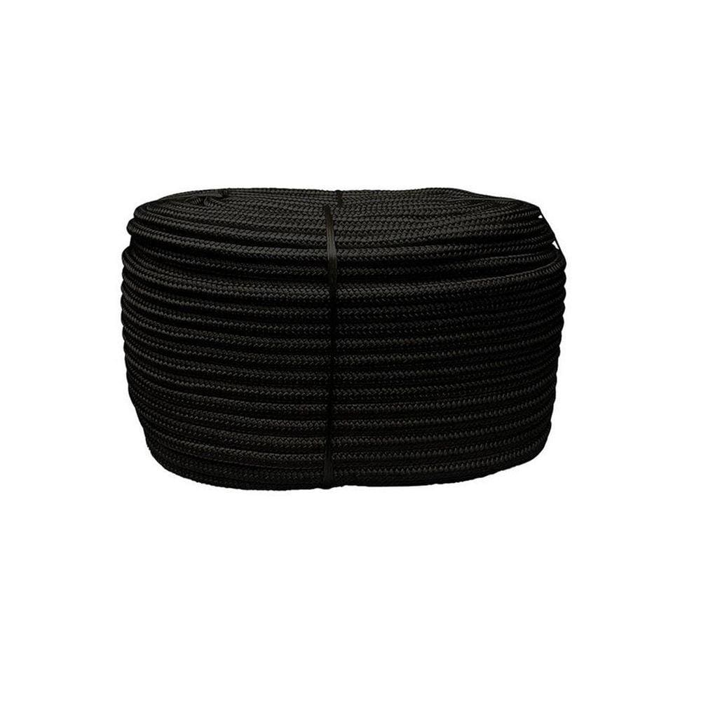 Corda Seda Preta 12mm Rolo 105 metros Beltools