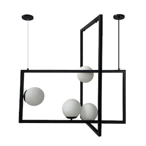 Lustre Pendente Lumix LN1064 Preto G9 Bivolt