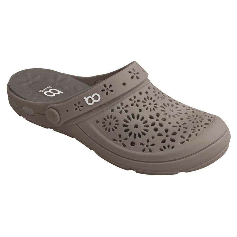 Sandália Casual Feminina Floral Borracha Conforto Boaonda 1317-123