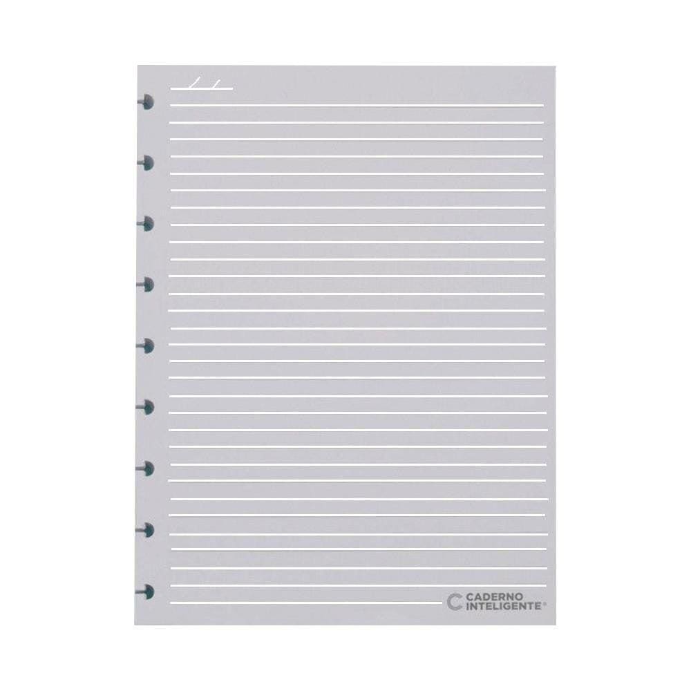 Refil Caderno Inteligente 120G M Linhas Brancas Pautado