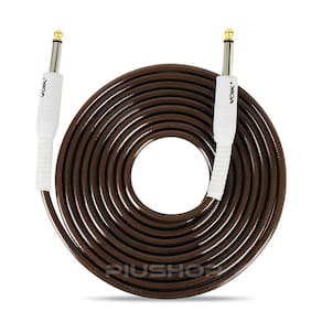 Cabo P10 / P10 Mono Para Instrumento 3 Metros Marrom High Performance CI6848 - Voik