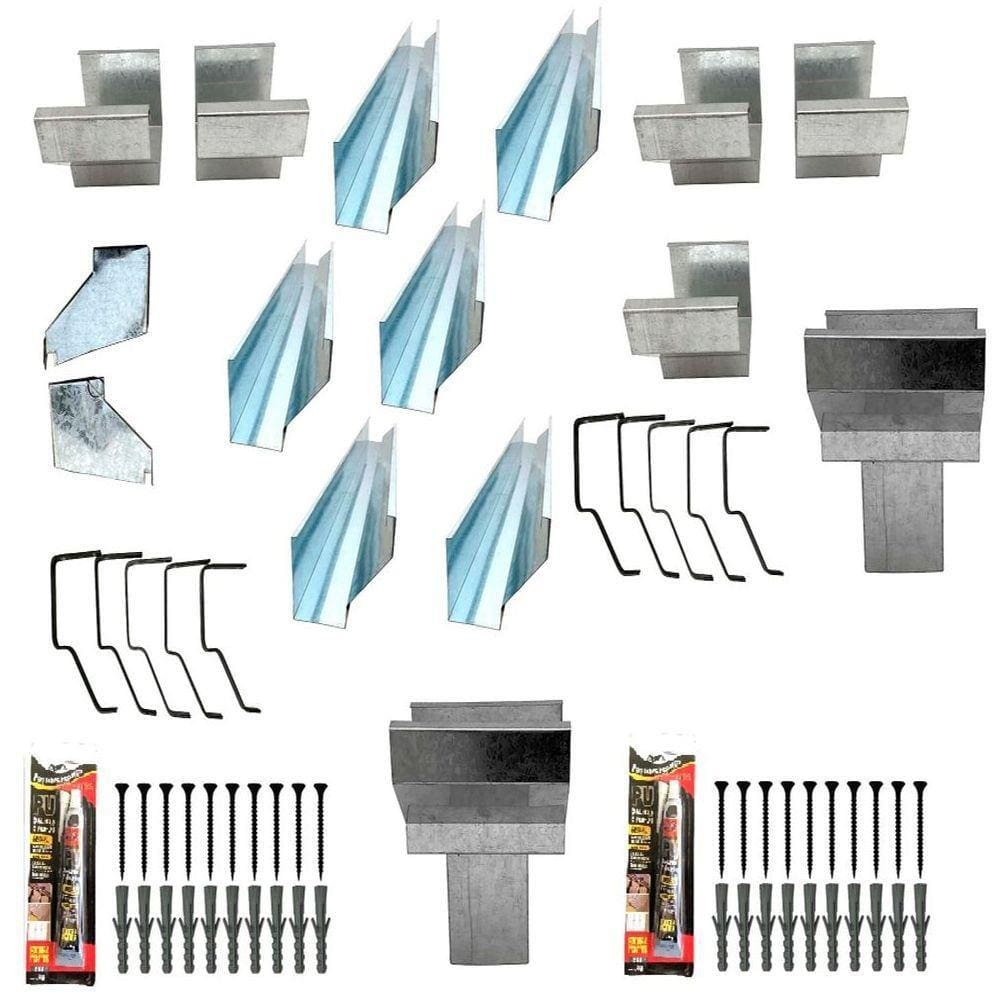 Calha Beiral Galvanizada 12 Metros Saída Retangular