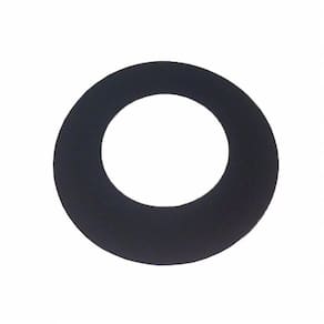 Anel De Acabamento Preto Para Laje Ou Parede Para Dutos De 115 Mm De Diâmetro