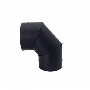 Curva Cotovelo Preta 90° De 200 Mm De Diâmetro