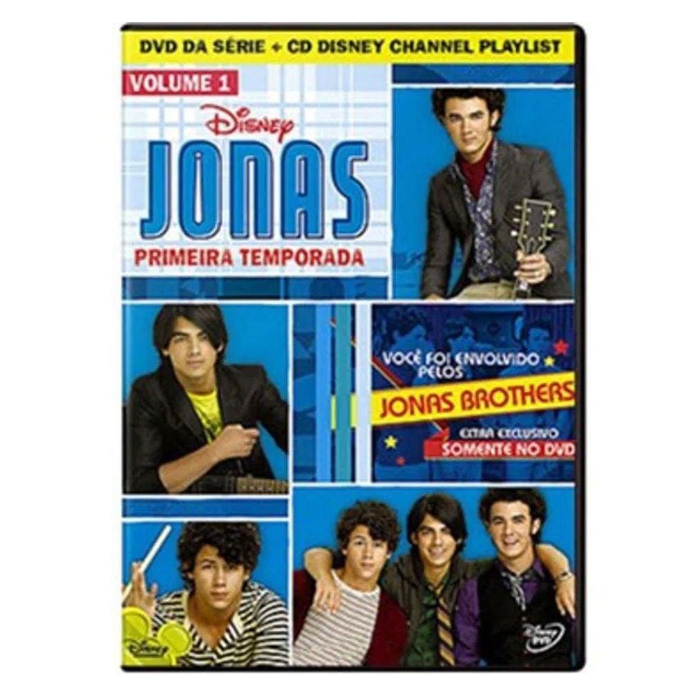 DVD Jonas Brothers 1ª Temp Vol 1 - DISNEY