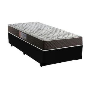 Cama Box Solteiro Colchão Mola Bonel Belos Sonhos + Box Sintético 60x88x188