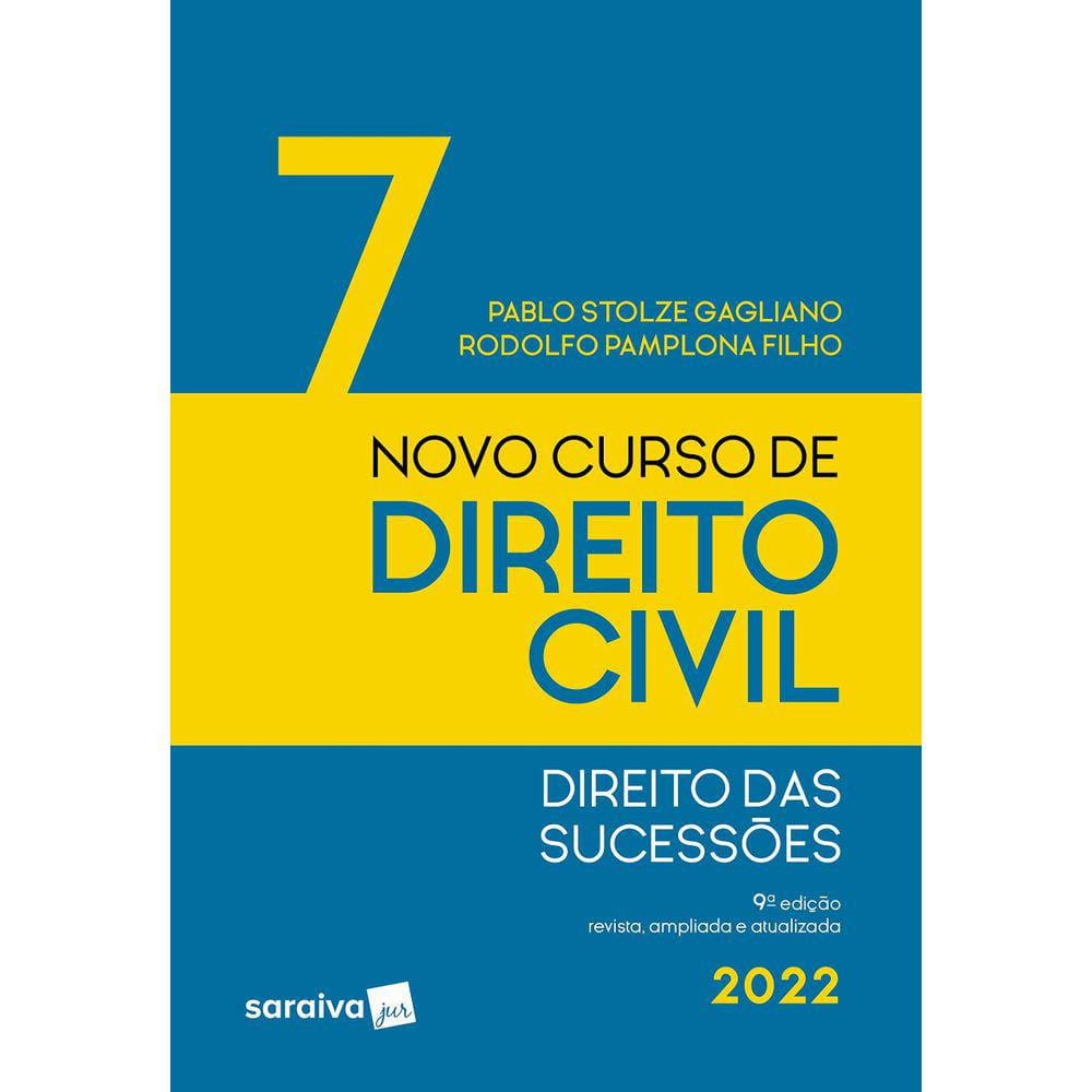 Novo Curso De Direito Civil Vol 7 (9ª Edição 2022) Saraiva