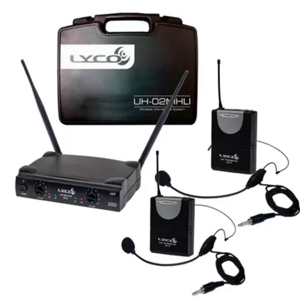 Microfone Lyco Uh02hlihli S/Fio