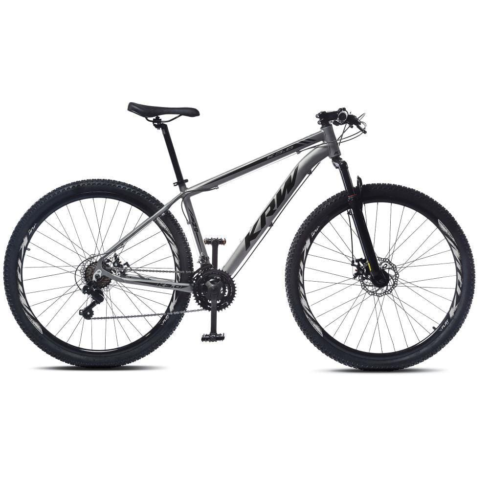 Bicicleta Aro 29 KRW Alumínio 24 Vel Freio a Disco X32