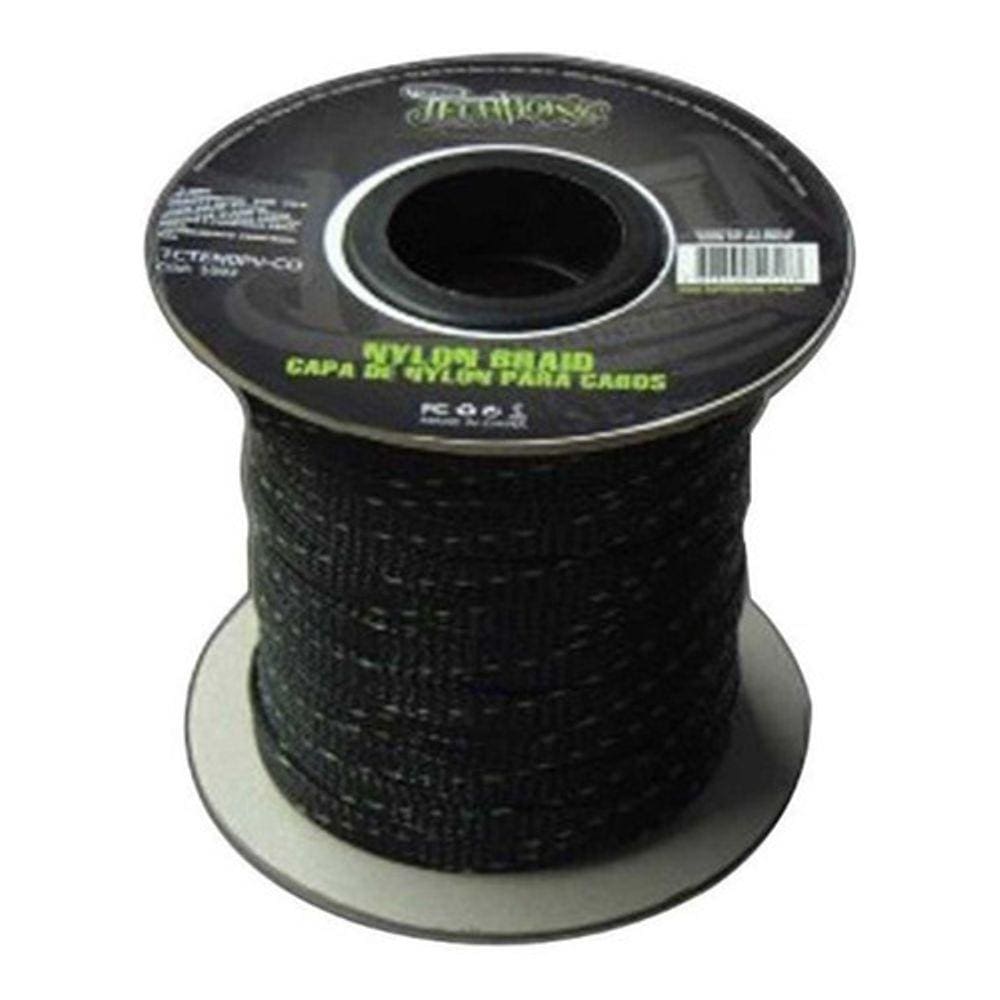 Kit Malha Náutica Expansiva 10mm Preta/verde 10mts