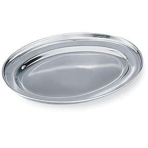 Travessa Oval Funda em Aço Inox 40 cm Class Home