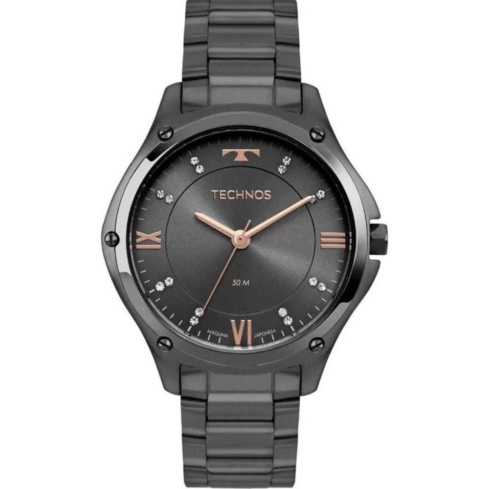 Relógio Feminino Technos Fashion Black 2036Mfc/4C