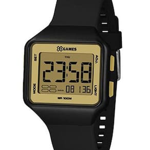 Relógio X-Games Xlppd039 Cxpx Masculino Preto E Dourado