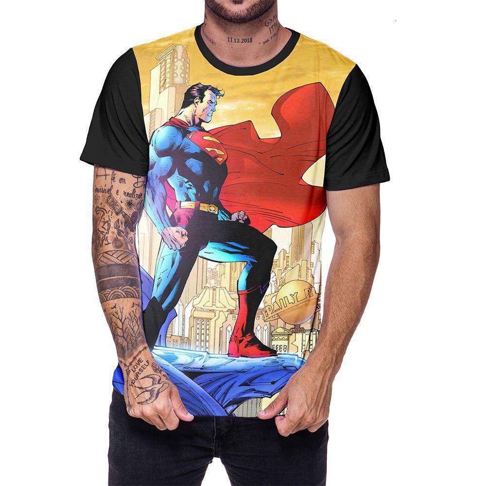 camisa superman feminina