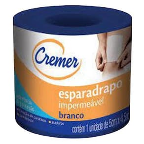Esparadrapo Cremer Impermeável Branco - 10Cm X 4,5M