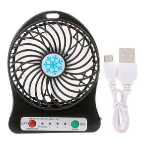 Mini Ventilador Portátil Usb De Mesa 3 Velocidades