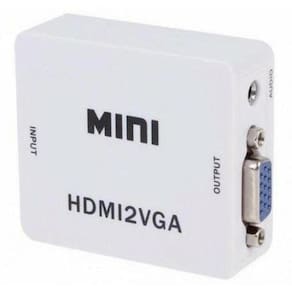 Mini Conversor Hd Vídeo Hdmi X Vga Hdmi2Vga Hdmi Para Vga