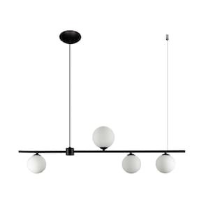 Pendente Orbit 4 Globos Pdh1539pt Studioluce + 4X Led G9 Bf St2423