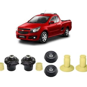 2 Kit Batente Coxim Dianteiro Traseiro Montana 2006 2007 08