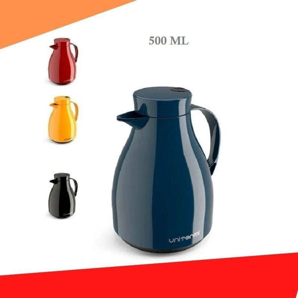 Garrafa Térmica Unitermi Paris 500 Ml Bule Com Gatilho Cores