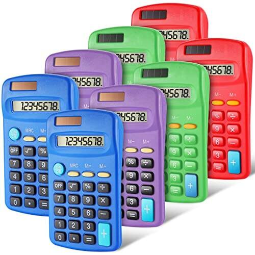 Calculadoras De Tamanho De Bolso Com Display LCD De 8 D gitos Bateria calculadoras-de-tamanho-de-bolso-com-display-lcd-de-8-d-gitos-bateria
