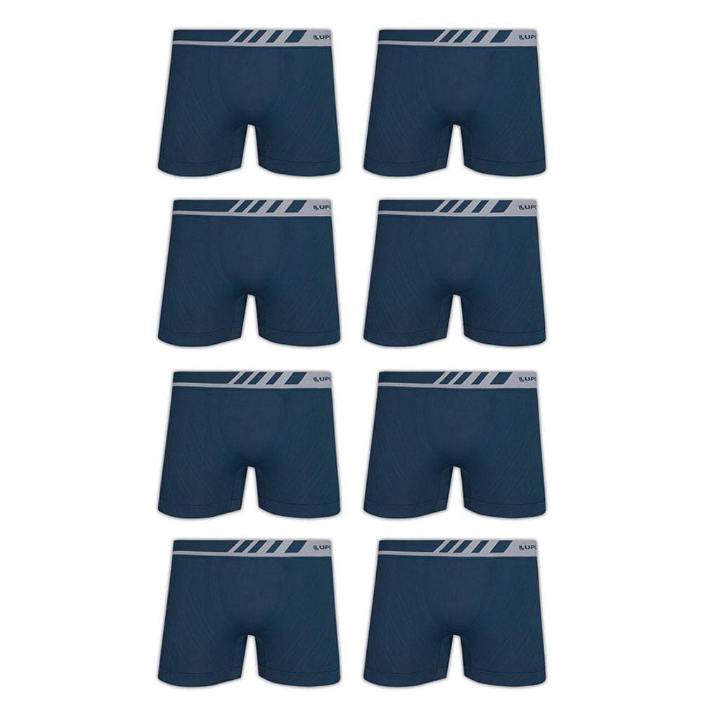 Kit 8 Cuecas Lupo Boxer Microfibra Sem Costura 00671-002