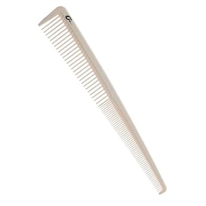 Pente de Corte Cônico Carbono Anti Estático 18,0cm Branco