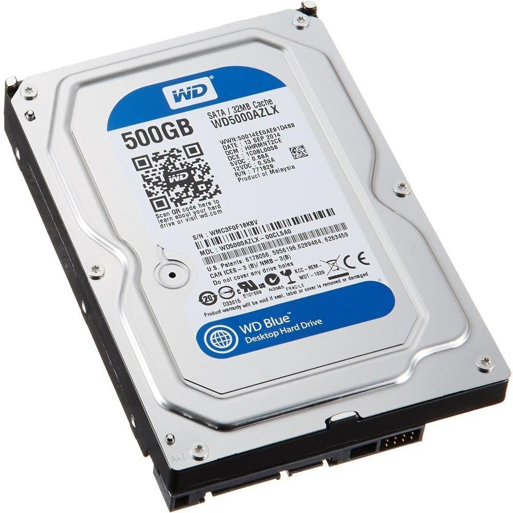 Hd Wd Sata 3,5 Blue PC 500GB SATA 6.0Gb - WD5000Azlx