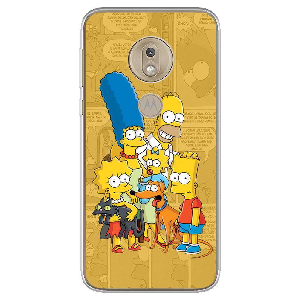 Capa para Moto G7 Plus - História em Quadrinhos | Simpsons | Casas Bahia