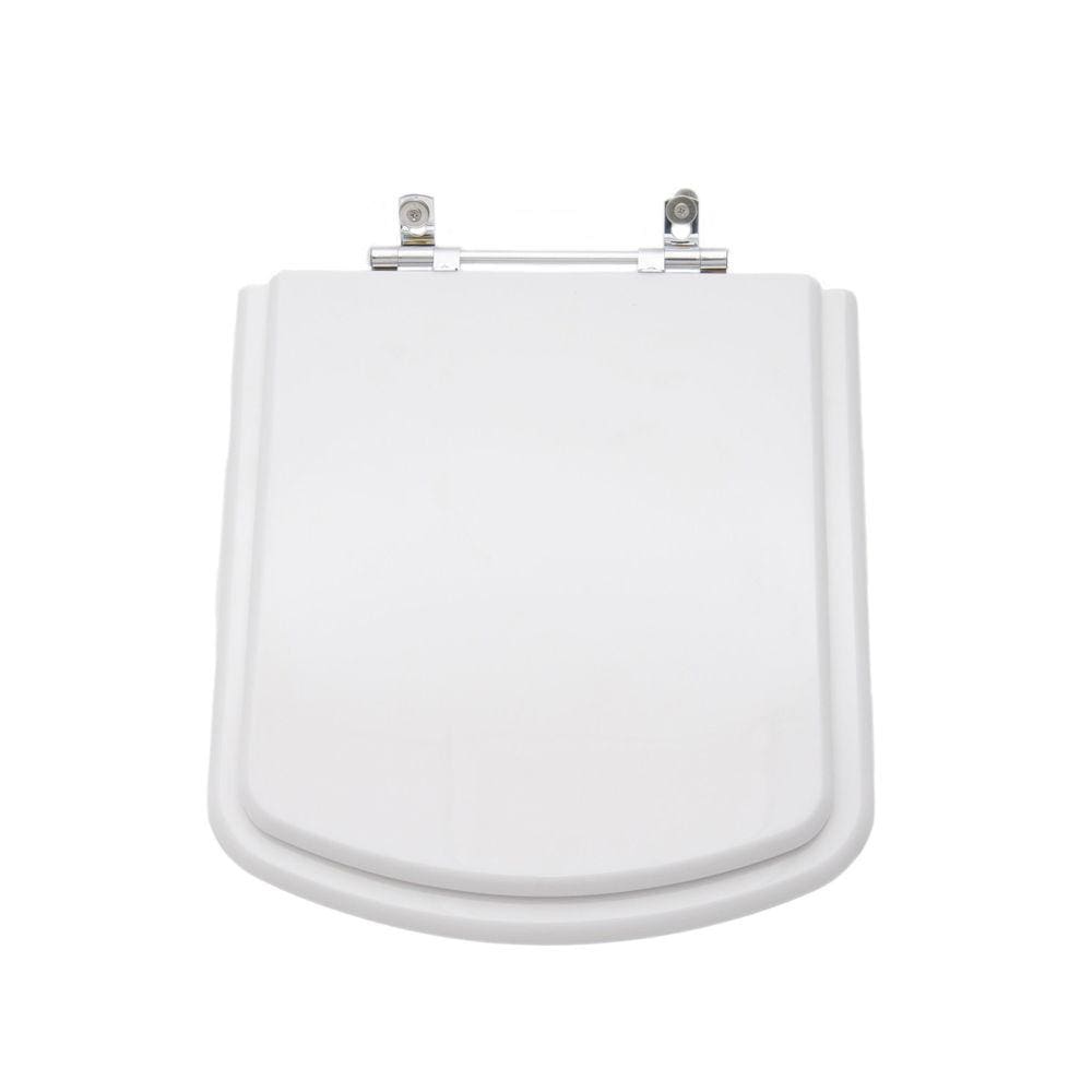 Assento Sanitário Poliéster Dama-N Branco Para Louça Roca