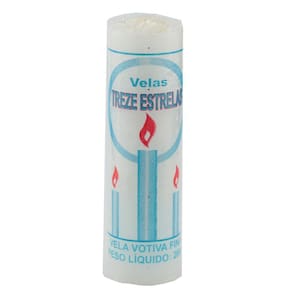 Kit 30 Velas Treze Estrelas Votiva Fina - 200 g